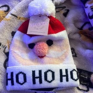 Santa Claus winter hat kids Christmas